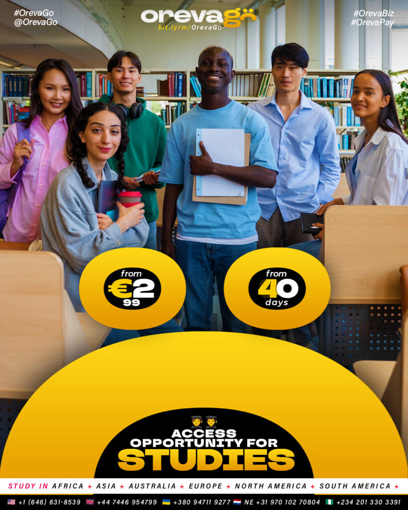 OrevaGö Agency Study Abroad Scholarship Bachalor Degree Masters Package Education 1